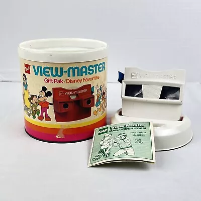 VTG GAF VIEW MASTER DISNEY FAVORITES Gift Pack Container No 2352 • $19.99