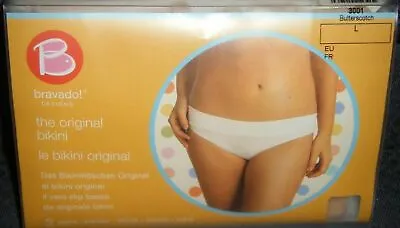 £9.89 • Buy Bravado Maternity Brief Pants Size L Beige 2 Pair The Original Bikini Knickers
