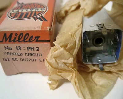 J. W. Miller ® 13-PH2 - 262 KHz Output I.F. Coil - Printed Circuit - New In Box • $9.45