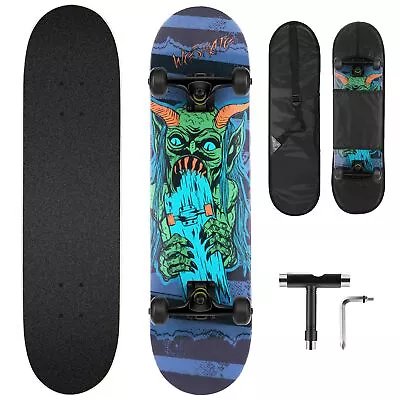 Generic 31 X 8  Skateboard Complete Skateboard 2  Wheel 8 Layer Maple Longboards • $19.99