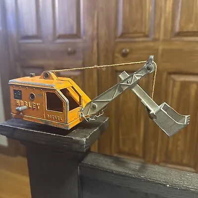 Vintage Hubley Kids Toy Orange Metal #488 Steam Shovel Excavator Die Cast Parts • $37.99