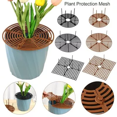 Flower Pot Cover Soil Guard Plant Protection Mesh Plant Root Protect Garden • £5.40