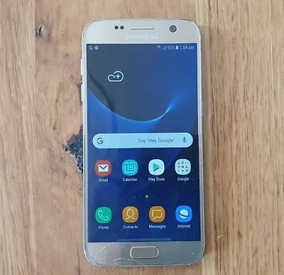 Samsung Galaxy S7 SM-G930F - 32GB - Gold Smartphone • $230