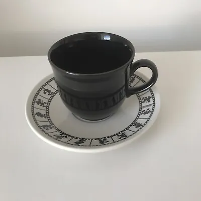 Disney Mickey Mouse Tea Cup And Saucer - Black&White • £5.95