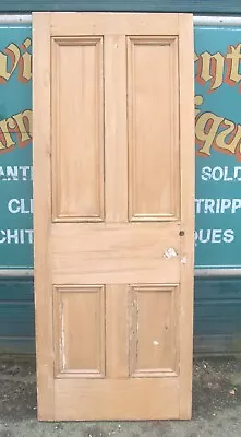 £89 • Buy 5077 Victorian Stripped Pine Four Panel Door Smaller Size