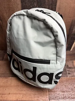$19.95 • Buy Adidas Unisex-Adult Linear Mini Backpack Small Travel Bag Black & Turquoise