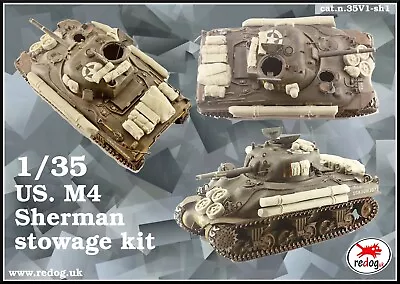 1:35 WWII Sherman Tank Model Stowage Kit /35sh1 • $11.93