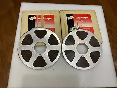 Audiotape 10.5  Metal Used Take Up Reel. 1/4  Reel To Reel Tape Decks Lot 2. • $58