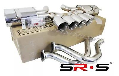 $664.98 • Buy Srs Catback Exhaust For 97- 04 Chevy Corvette C5/z06 5.7l Ls Quad 4  Polish Tip