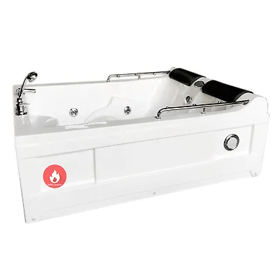 Whirlpool White Bathtub Hydrotherapy SPA Hot Tub 2 Persons LULU With Heater • $3099
