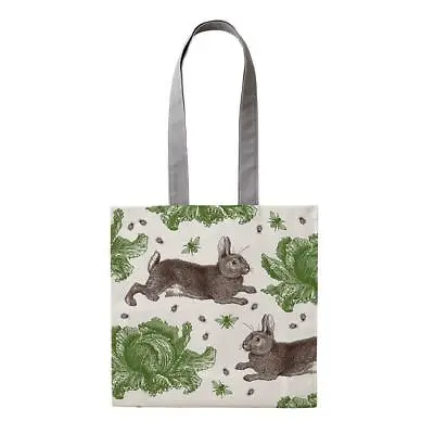 Thornback & Peel - 100% Cotton Tote Shopping Bag - Rabbit & Cabbage • £22.50