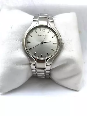 Accurist Mens Vintage  Quartz Calendar 30MT WR Bracelet  Watch  MB074S • £19