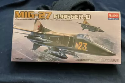 1/72 Airplane Kit New Academy MiG-27 Flogger-D • $10