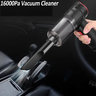 16000PA Car Auto Vacuum Cleaner Small Mini Air Blower Strong Suction Dry&Wet • $17.99
