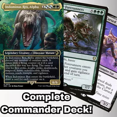 MTG Commander EDH Deck Indominus Rex Alpha 100 Cards Custom Deck Jurassic Park • $124.19