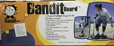 Vintage Scooter Bandit Board 3 Wheel Push Kick NEW Open Box • $58.90