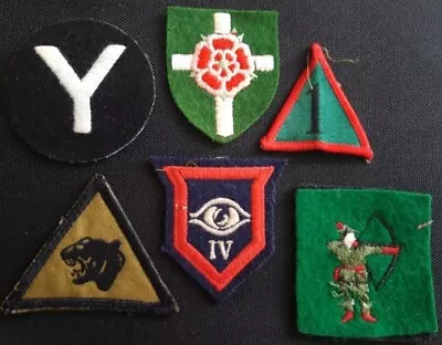 Collection Of Military Cloth Patches Divisional Formation Patches Military Badge • £24.99