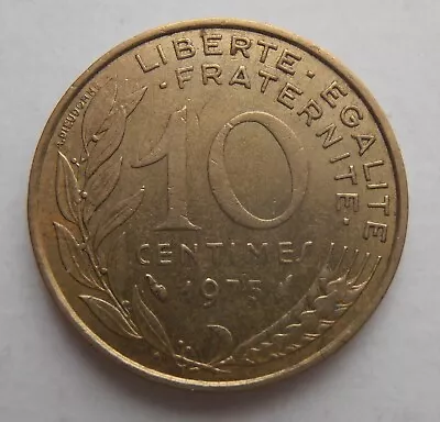 France 10 Centimes 1975 • £1.49