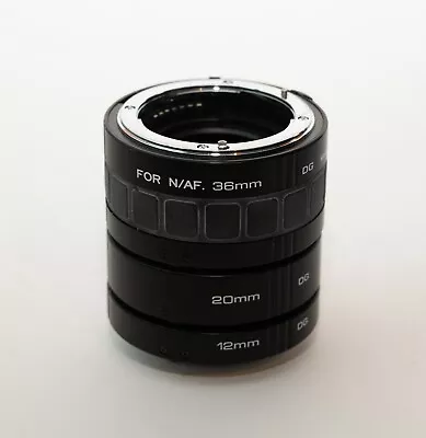 Kenko DG Nikon AF Extension Tubes Set (36mm 20mm 12mm) • £40