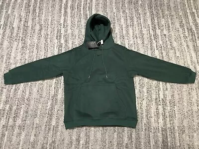 *New* NIKE Center Swoosh Check Green Vintage Hoodie Travis Scott XXL *Size UP* • $64.99