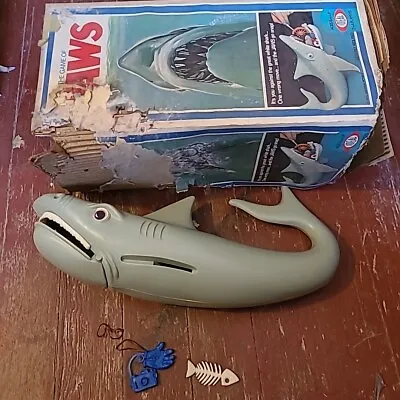 Vintage 1975 The Game Of JAWS Universal Pictures Ideal Box Shark Incomplete  • $27