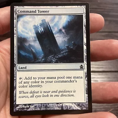 Command Tower MTG Alter Non-Factory Misprint Sunfaded Albino 2011 • $9.99