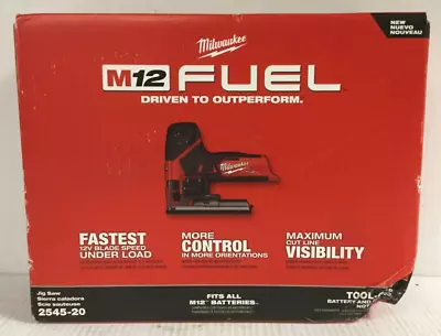 (MA1) Milwaukee 2545-20 M12 12V Fuel Lithium-Ion Cordless Jig Saw • $140