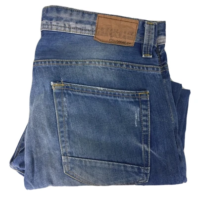 $18.95 • Buy Pull And Bear Mens Distressed Button Up Denim Jean Size 34 GUC Hemmed JF97PB2