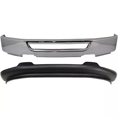 Front Bumper Valance Kit For 2006-2008 Ford F-150 RWD Chrome Steel 6L3Z17757AA • $310.90