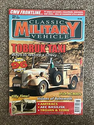 £3.25 • Buy Classic Military Vehicle Magazine - Issue 72