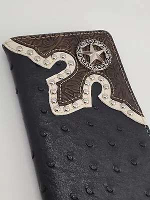 Westen Style Texas Star Cowboys Wallets Bifold Check Book Style • $18.99