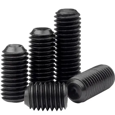 $5.54 • Buy 1/4-20 - Socket Set Screws Cup Point - Alloy Steel Black Oxide SAE Coarse Thread