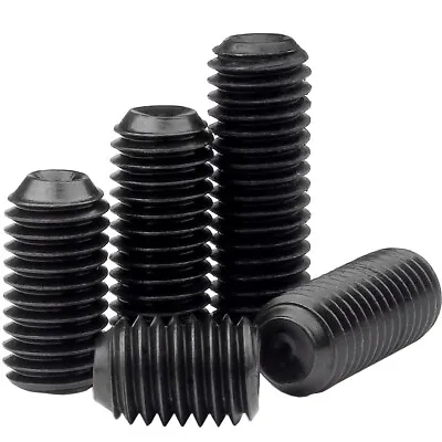 1/4-20 - Socket Set Screws Cup Point - Alloy Steel Black Oxide SAE Coarse Thread • $4.91