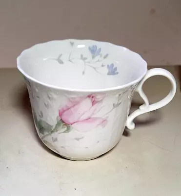 Set Of TWO  April Rose By Mikasa  Flat Cups 2 7/8   Bone China -Indonesia  A7056 • $19.99