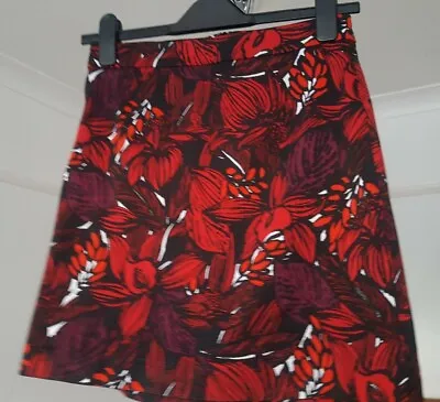 JIGSAW Red Womens Mini Skirt Size 8  • £20