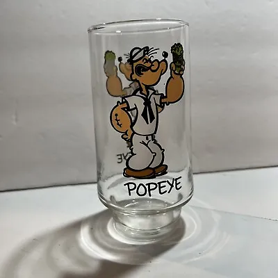 Vintage 1975 Popeye Coca Cola King Features Kollect A Set Drinking Glass Coke • $24.99