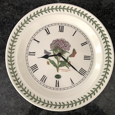 £27 • Buy Portmeirion Botanic Garden Sweet William Wall Clock New Boxes