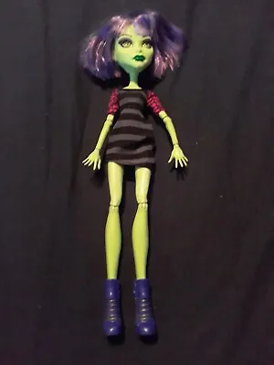 MONSTER HIGH Create A Monster Doll CAM Green Witch Wig Dress Shoes Mattel 2011 • $19.99