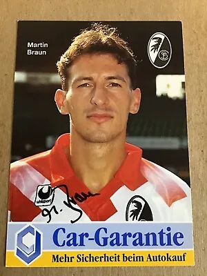 Martin Braun Germany 🇩🇪 SC Freiburg 1993/94 Hand Signed • $39.99