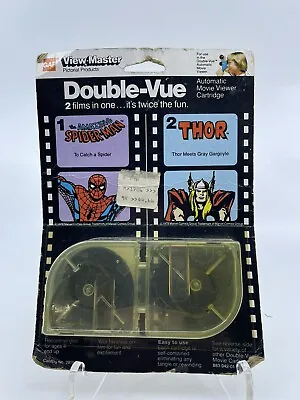 Vintage 1978 MARVEL COMICS SPIDER-MAN & THOR VIEW-MASTER DOUBLE-VUE FILMS NOS Z1 • $59.99