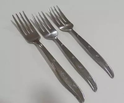 Mar-Crest CITATION 3 Forks 1 Dinner And 2 Salad Atomic Starburst Stainless • $12.99