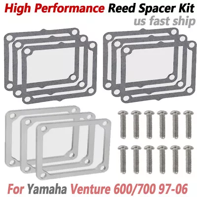 For 97-03 Yamaha SRX Viper Vmax XTC Venture 600 700 Performance Reed Spacer Kit • $35.99