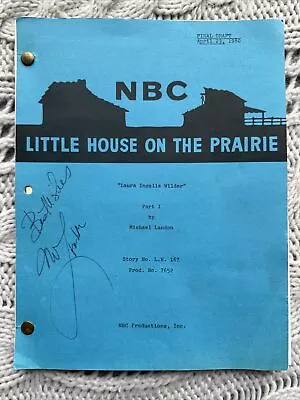 Little House On The Prairie Original Autograph Production Script Michael Landon • $4995