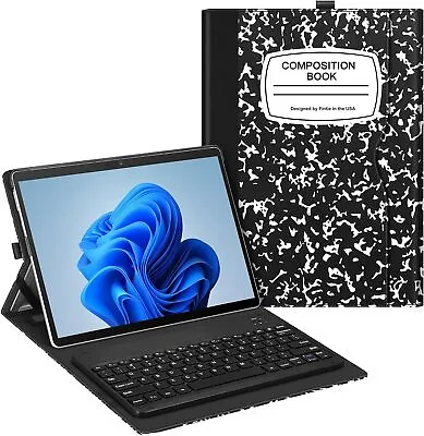 Keyboard Case For 13 Inch Microsoft Surface Pro 8 (2021) Slim Portfolio Cover • $37.59