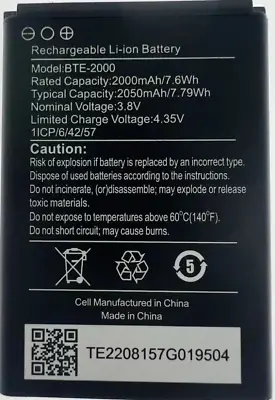 OEM Spec Battery For CAT-S22 Flip Phone By T-Mobile BTE-2000 2050mAh • $8.99