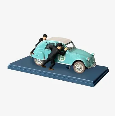 HERGE TINTIN THE CITROEN 2CV OF THE RALLY #54 Car Figure 1/24 Authentic Goods • $179.99