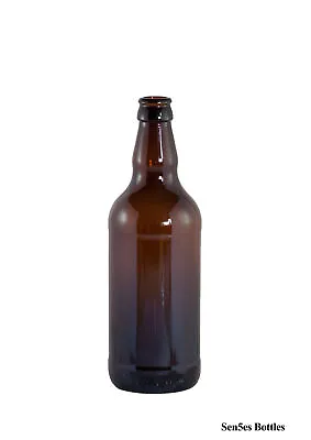 500ml Brown Glass Beer/cider Bottles Brewery/homebrew. Various Quantities & Caps • £9