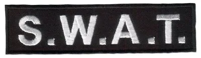 2x SWAT ARMY MILITARY FANCY DRESS IRON SEW ON PATCH BADGE EMBLEM TSHIRT UKSELLER • £3.95