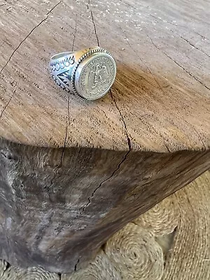 Sterling Coin Ring • $200
