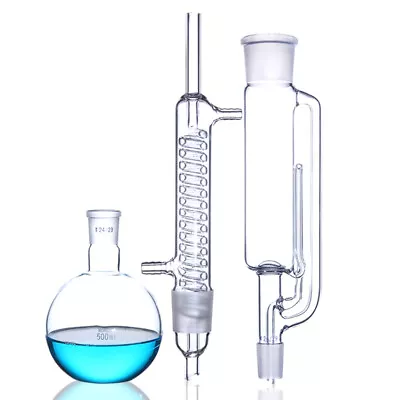 150ml/250ml/500ml Lab Glass Soxhlet Extractor Condenser And Extractor Body • $39.95